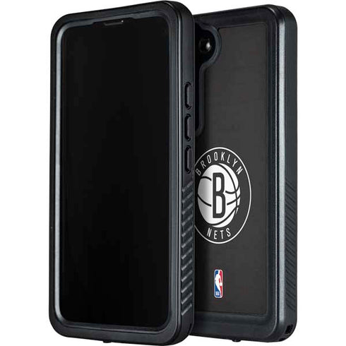 NBA Brooklyn Nets Distressed Galaxy S24 Waterproof Case